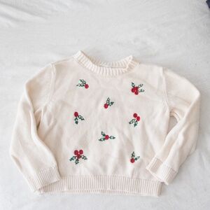 Carter's Girl's Mistletoe Sweater 2T